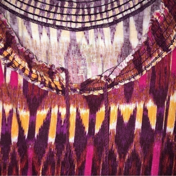 Lane Bryant Fun & Flirty Red & Orange Tank - Picture 4 of 5